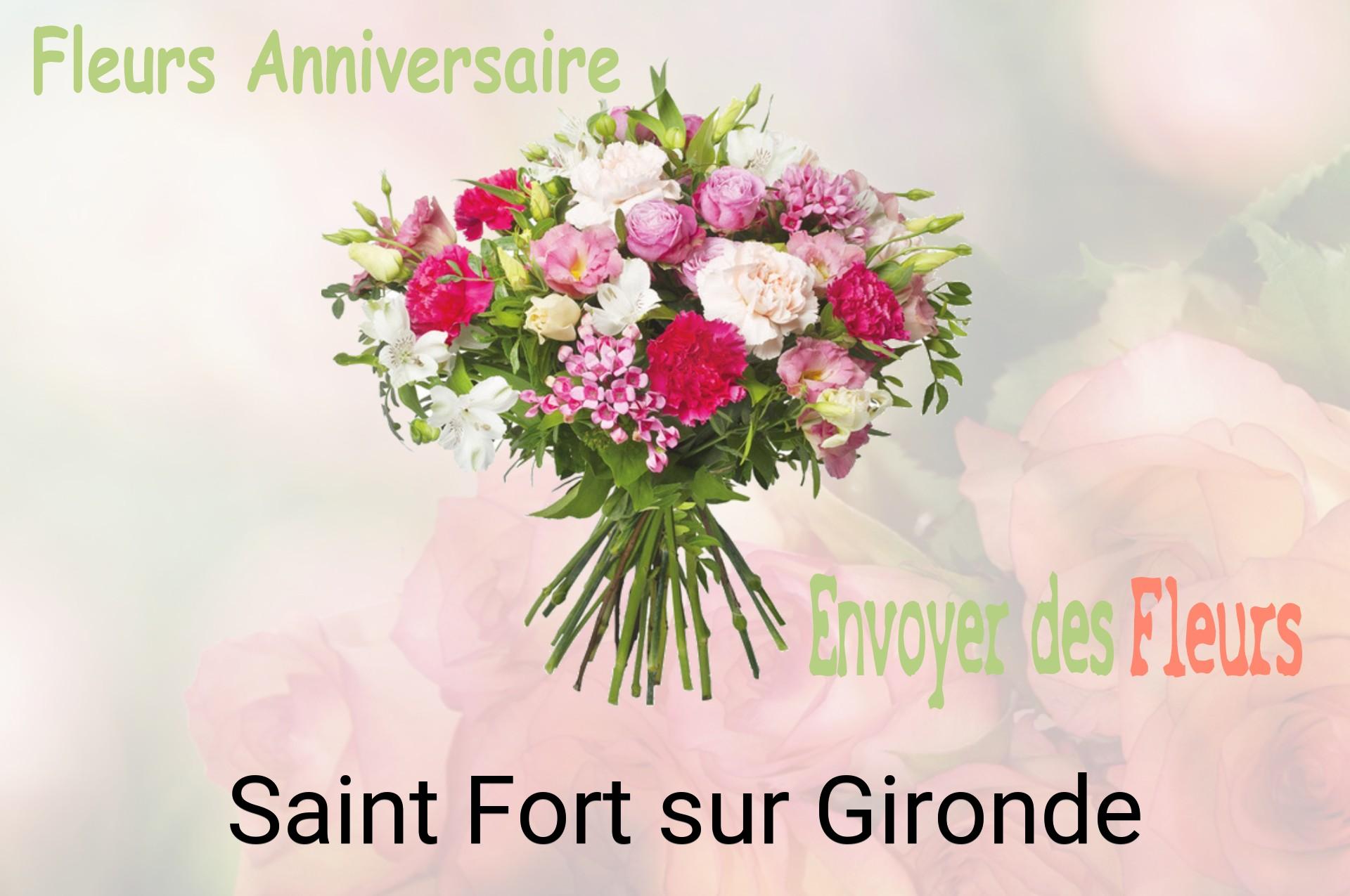 Bouquet de fleurs d’anniversaire livré à Saint-Fort-sur-Gironde